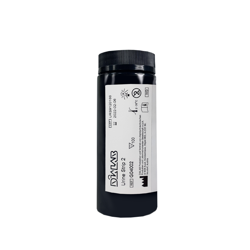 Тест-смужки для експрес аналізу сечі на глюкозу та кетони №100, Dialab